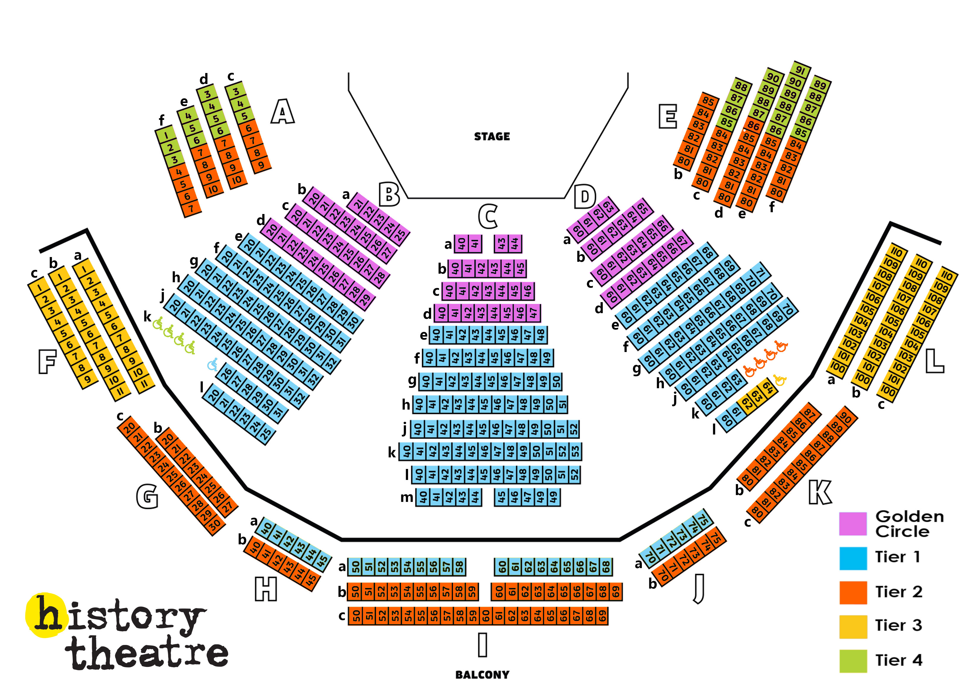 Goodyear theater seating chart