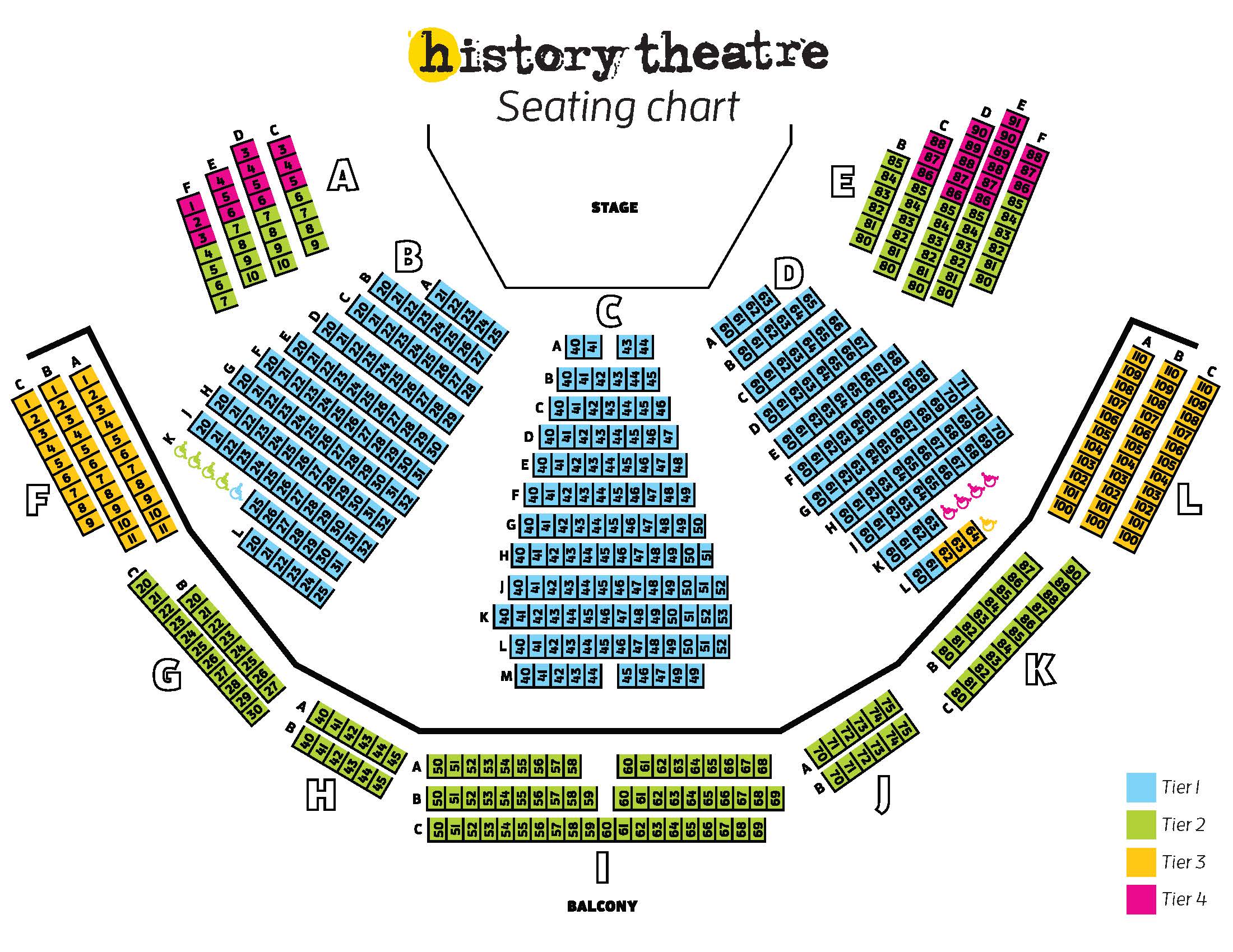 National Theater Seating Chart
